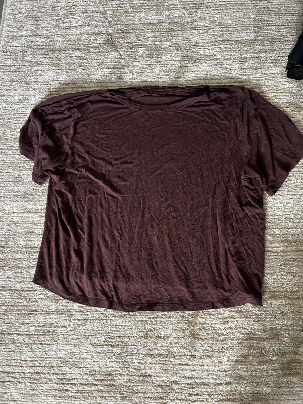 nuuds pj set short sleeve tee and pants in coffee